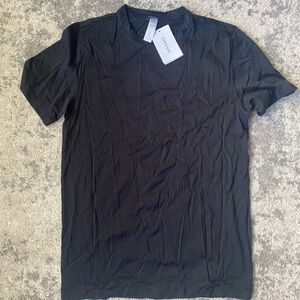 HANRO Cotton Sporty T-shirt Black